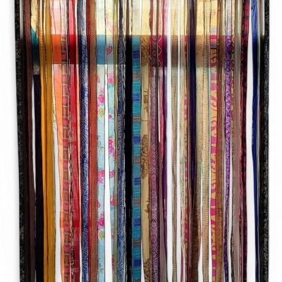 Boho Vintage Sari Door Curtain