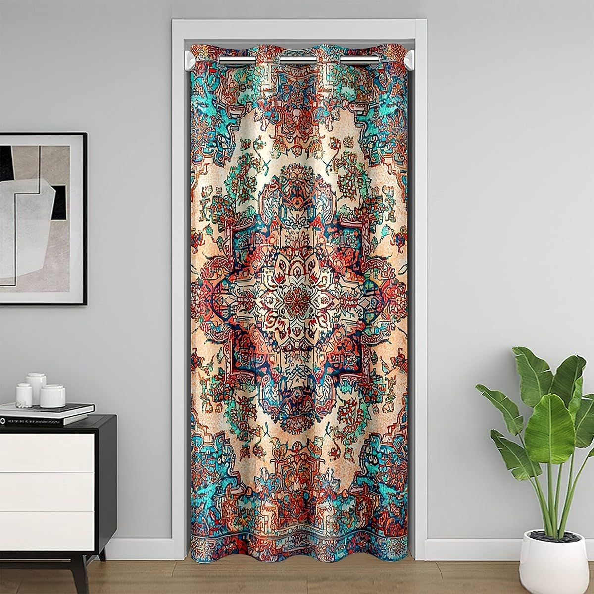 Boho Mandala Door Curtain