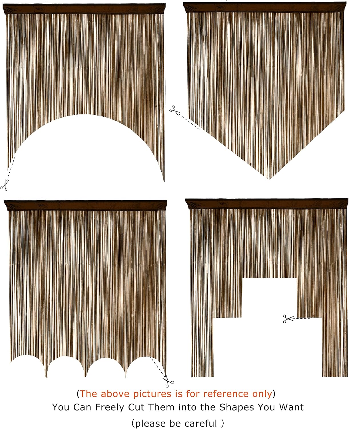 Boho String Fringe Door Curtain - Image 4
