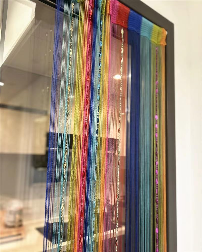 Colourful Beaded Door Curtain - Image 5