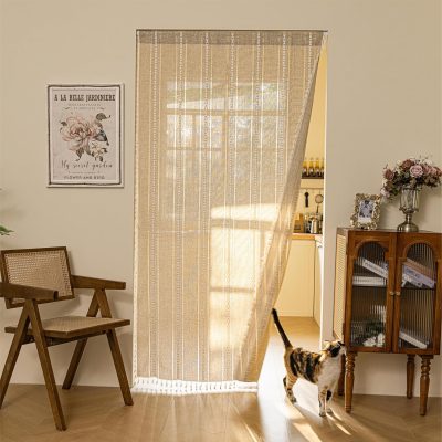 Boho Door Curtain Panel