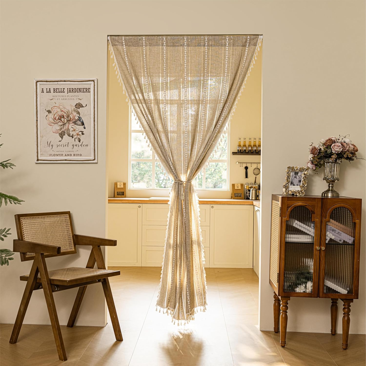Boho Door Curtain Panel - Image 3