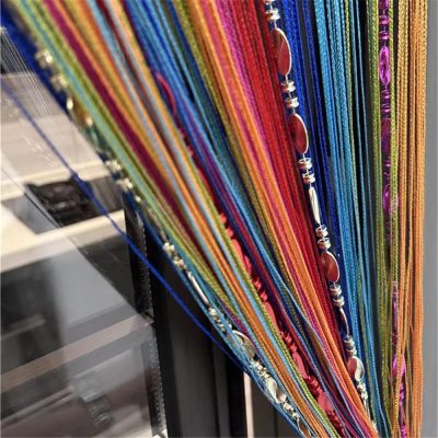 Colourful Beaded Door Curtain